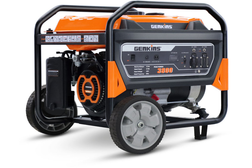 Genkins GK3800W Generator - 3.5kW Mobile