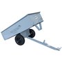 Lawn tractor trailer galvanized / painted black