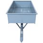 remolque tractor Lawn galvanizado / pintado de negro