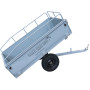 Remolque basculante metálico para tractor, dimensiones 103x82,6x29 cm