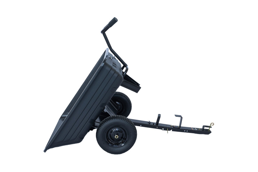 300kg plastic trolley, 16" x 4.3" pneumatic wheels, box dimensions 102x84x27cm