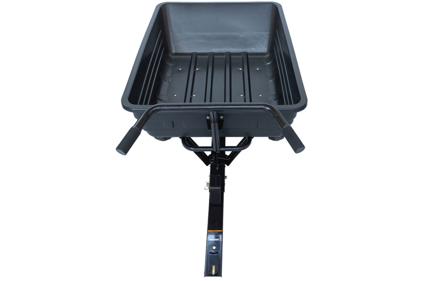 300kg plastic trolley, 16" x 4.3" pneumatic wheels, box dimensions 102x84x27cm