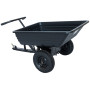 300kg plastic trolley, 16" x 4.3" pneumatic wheels, box dimensions 102x84x27cm