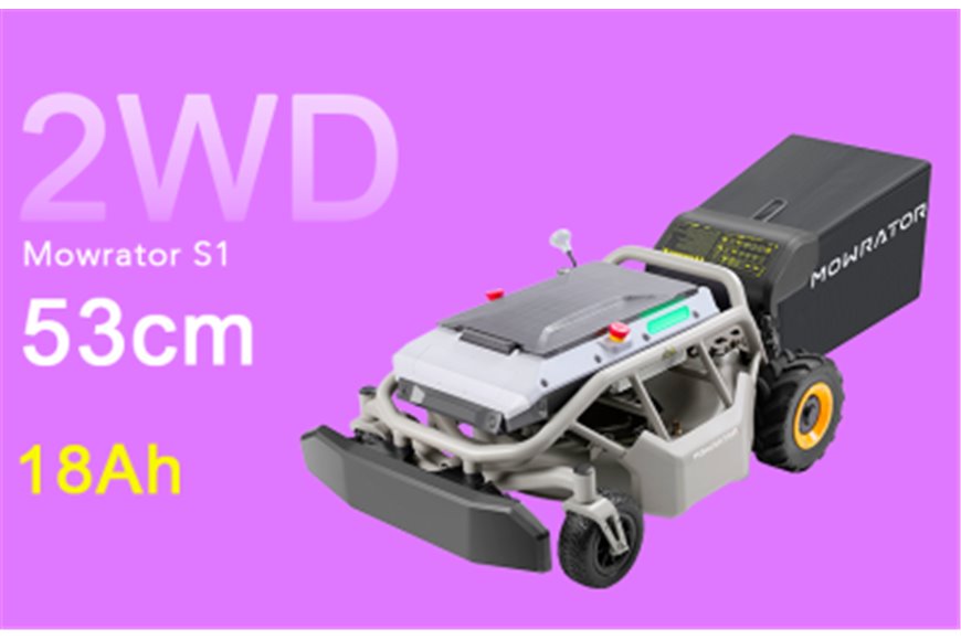 Tagliaerba radiocomandato a batteria con raccolta Mowrator Mowrator S1 18Ah 2WD 