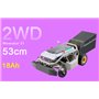 Tagliaerba radiocomandato a batteria con raccolta Mowrator Mowrator S1 18Ah 2WD 
