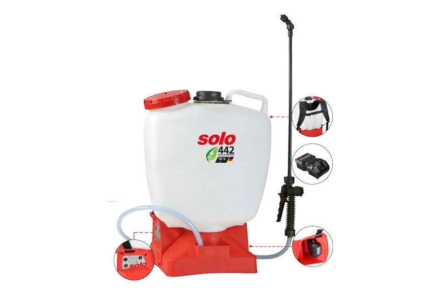 Pompa a batteria a spalla Solo 442