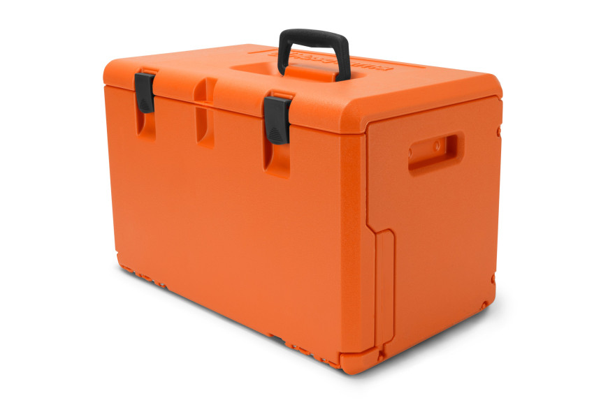 Plastic box for chainsaw