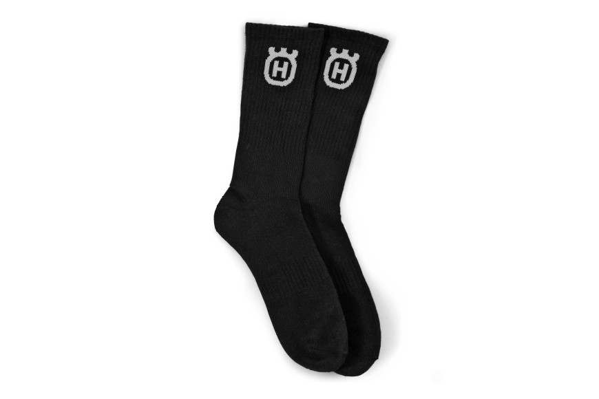 Husqvarna logo socks, size 37-41