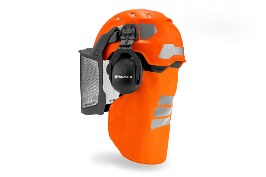 Husqvarna Forsthelm, Technisch - Orange/Hohe Sichtbarkeit.