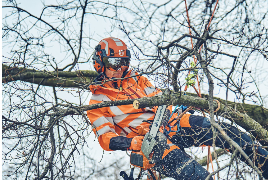 Protección auditiva Husqvarna X-COM - para cascos Spire técnicos y de arboricultura