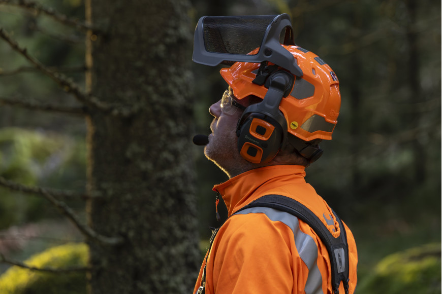 Casque forestier technique Husqvarna Mips - Gris