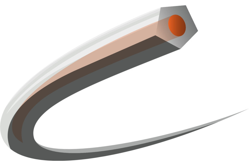 Kerngeschnittene 2,0 mm x 15 m Trimmerleine