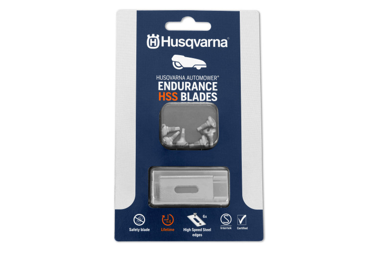 Lames pour robots tondeuses Husqvarna Automower® - Endurance HSS - 6 pcs