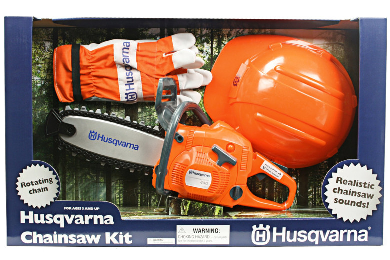 Tronçonneuse jouet Husqvarna avec kit de sécurité