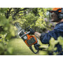 Husqvarna 215i chainsaw with battery and charger