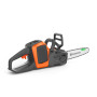 Husqvarna 215i chainsaw with battery and charger