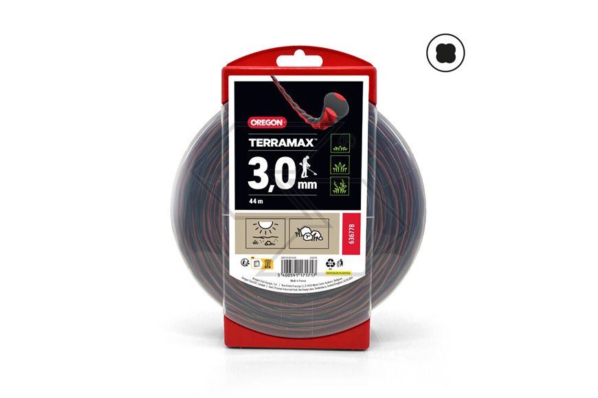 Oregon Terramax Spiral Line for Brushcutter Ø 3 Mm X 44 M - Valva