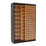 Armoire à portes coulissantes avec 223 tiroirs basculants