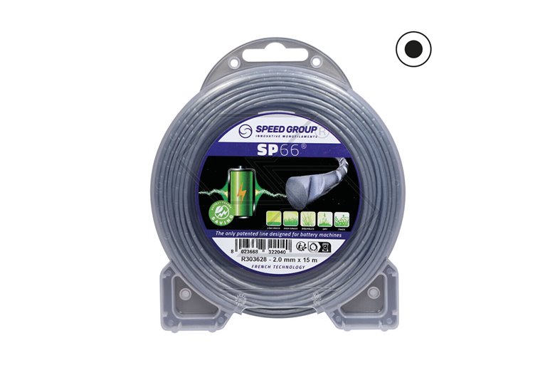 Fil ondulé pour débroussailleuse Sp66 Ø 2 x 15 m - Valve
