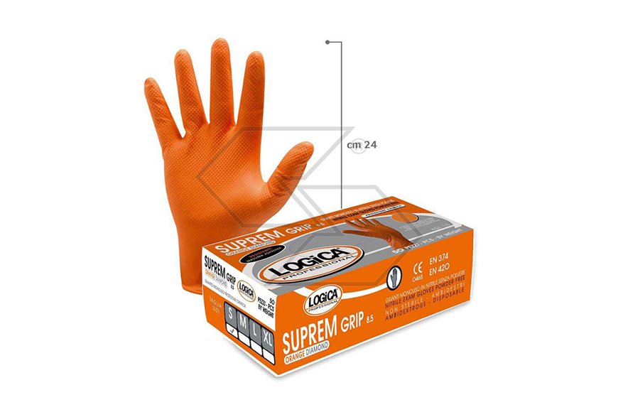 Heavy Duty Disposable Nitrile Glove - Size M