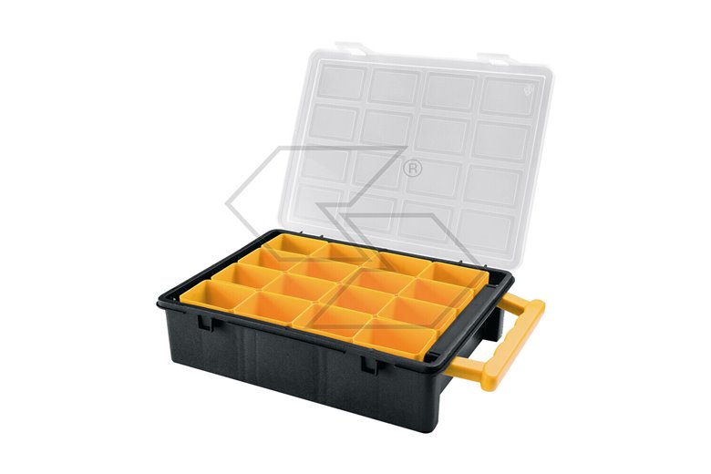 Porte-petites pièces avec 16 plateaux