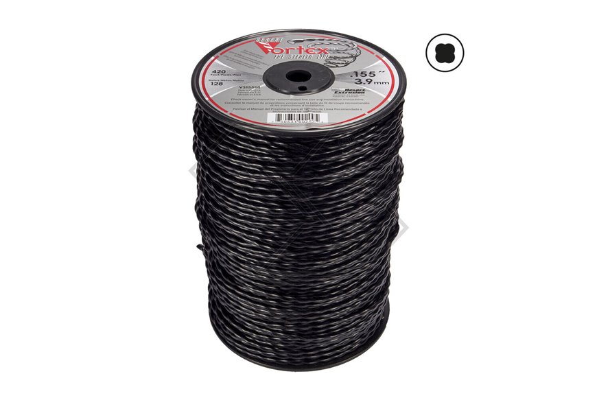 Fil pour débroussailleuse Vortex - Ø 3,9 mm x 128 m - Bobine