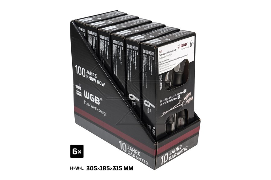 Display 6 Box Of Wgb Schraubendreher - 5770060