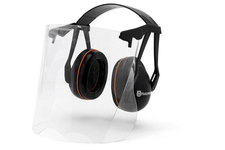 La protección auditiva con visera de plexiglás - Husqvarna original - 505665360