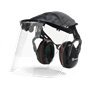 Cuffie protettive con visiera in perspex