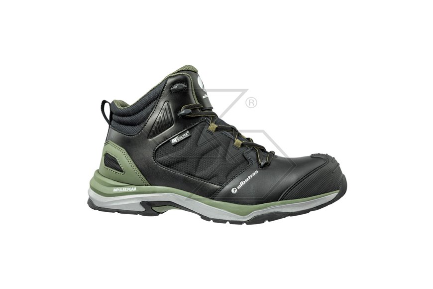 Scarpa antinfortunistica Albatros S3 ESD Ultratrail olive CTX mid - Taglia 45