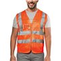 Gilet Alta Visibilità Logica arancio tg. L