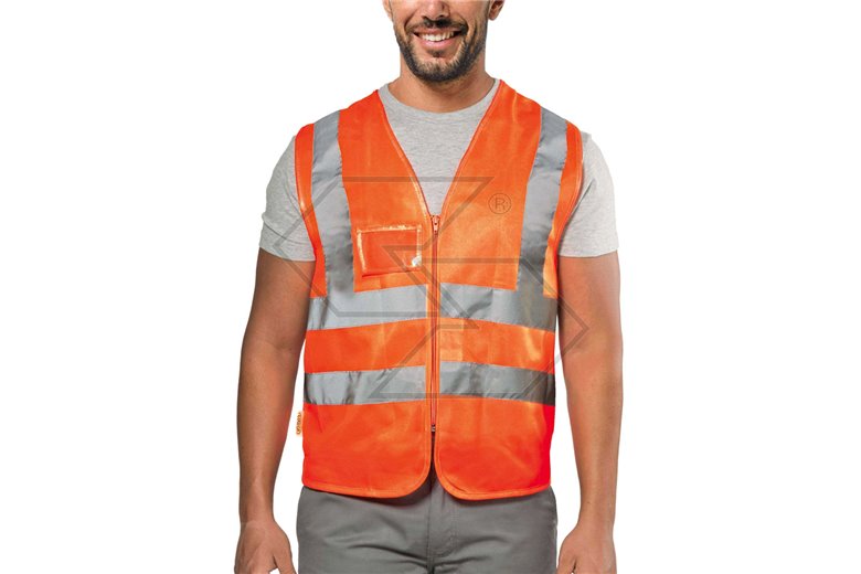 Gilet Alta Visibilità Logica arancio tg. M