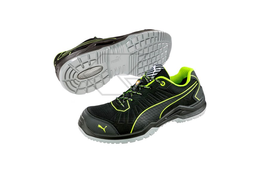Scarpa antinfortunistica Puma Safety S1 ESD Fuse TC green disc low - Taglia 45