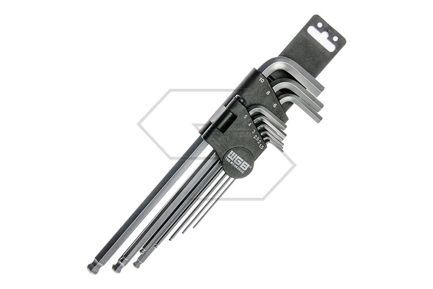 Set 9 pezzi brugola a testa tonda WGB - 3020013