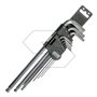 Set 9 pezzi brugola a testa tonda WGB - 3020013