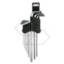 Set 9 pezzi brugola a testa tonda WGB - 3020013