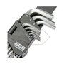 Set 9 pezzi brugola a testa tonda WGB - 3020013