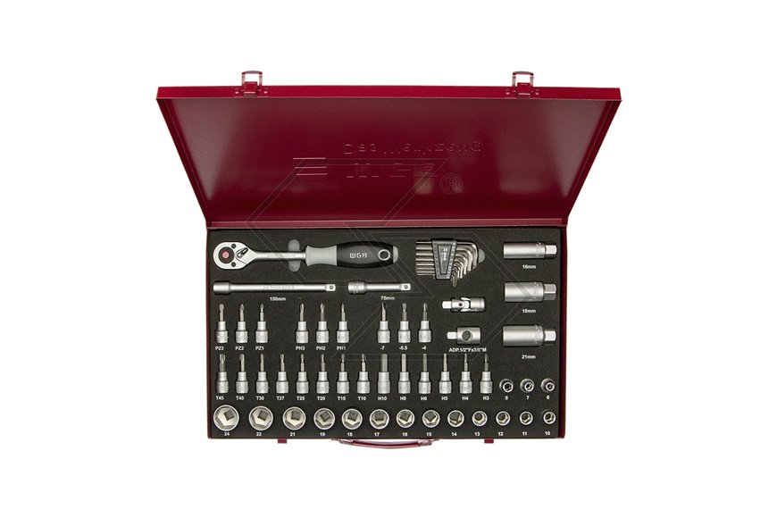 Set Bussole 55 pezzi attacco 3/8' WGB - 2490003