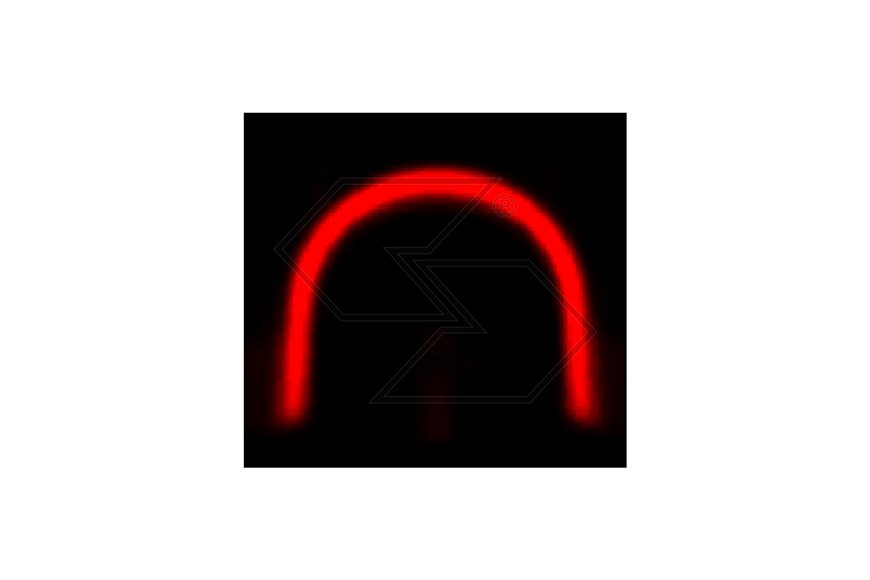 Luce LED di Sicurezza per Carrelli Elevatori – 10W, Banda ARC Line Blu/Rosso, 90x90x79 mm, ECE R10, IP69K