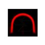 Luce LED di Sicurezza per Carrelli Elevatori – 10W, Banda ARC Line Blu/Rosso, 90x90x79 mm, ECE R10, IP69K