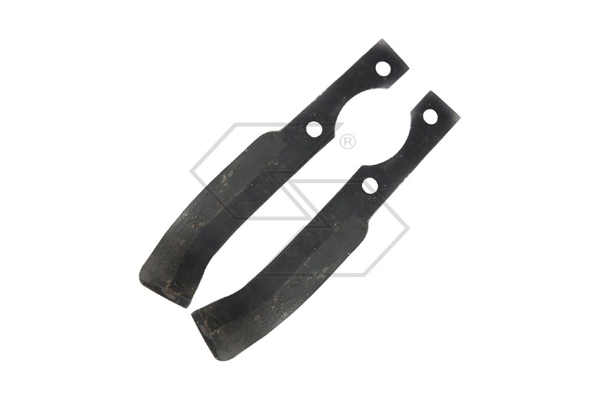 Zappa sinistra - LxH: 185 x 65 - spessore: 7 mm - foro: 9 mm - interasse: 55. Adattabile a: Carraro