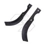 Zappa sinistra - LxH: 200 x 62 - spessore: 6 mm - foro: 9 mm - interasse: 70. Adattabile a: Honda