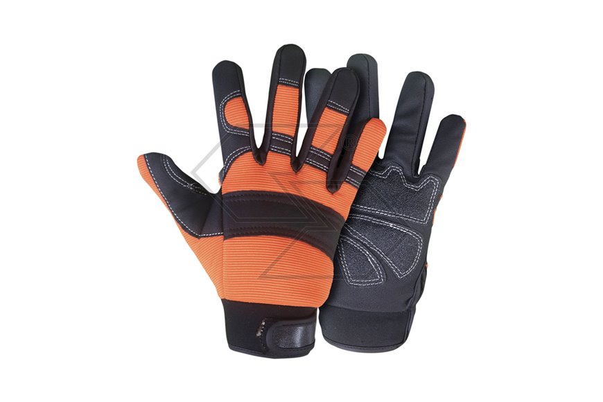 Guanto antitaglio per motosega con velcro - sinistro - Classe 2 (24 m/s) - taglia 10
