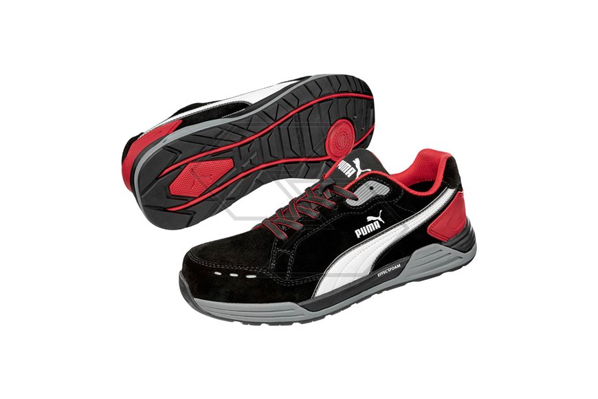 Scarpa antinfortunistica Puma Safety S3 ESD Airtwist blk red low - Taglia 42