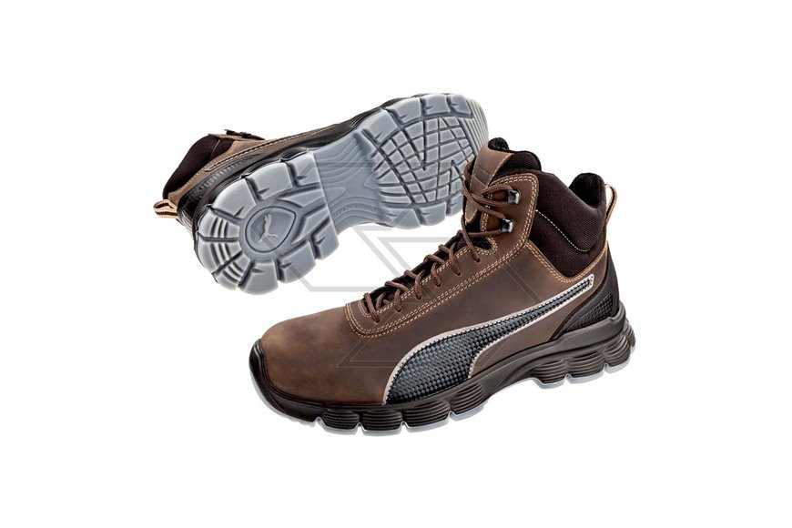 Scarpa antinfortunistica Puma Safety S3 ESD Condor brown mid - Taglia 44