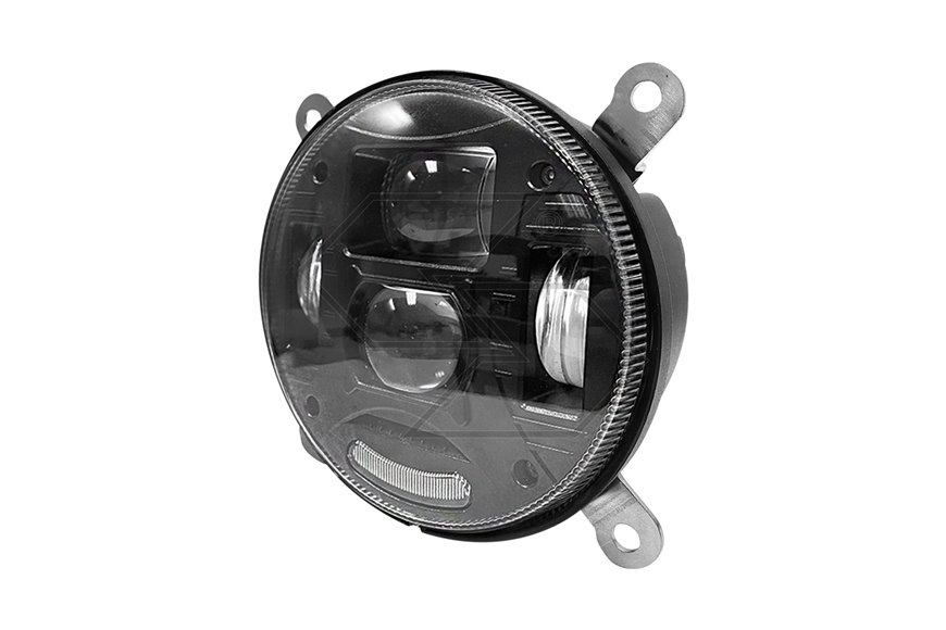 Faro LED Ø133×84mm att. A, 30–55W, 1650–2500 lm (senza supporto), IP69K