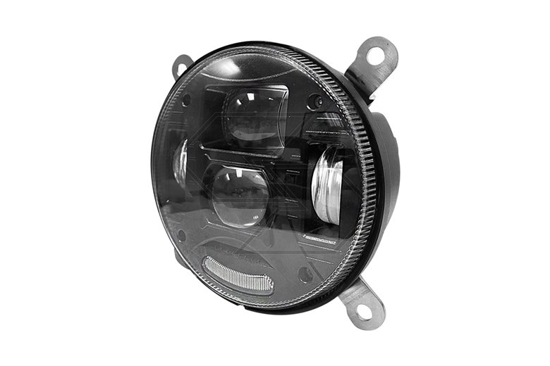 Faro LED Ø133×84mm att. A, 30–55W, 1650–2500 lm (senza supporto), IP69K