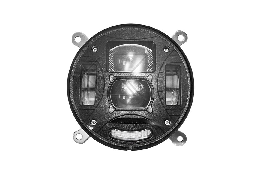 Faro LED Ø133×84mm att. A, 30–55W, 1650–2500 lm (senza supporto), IP69K