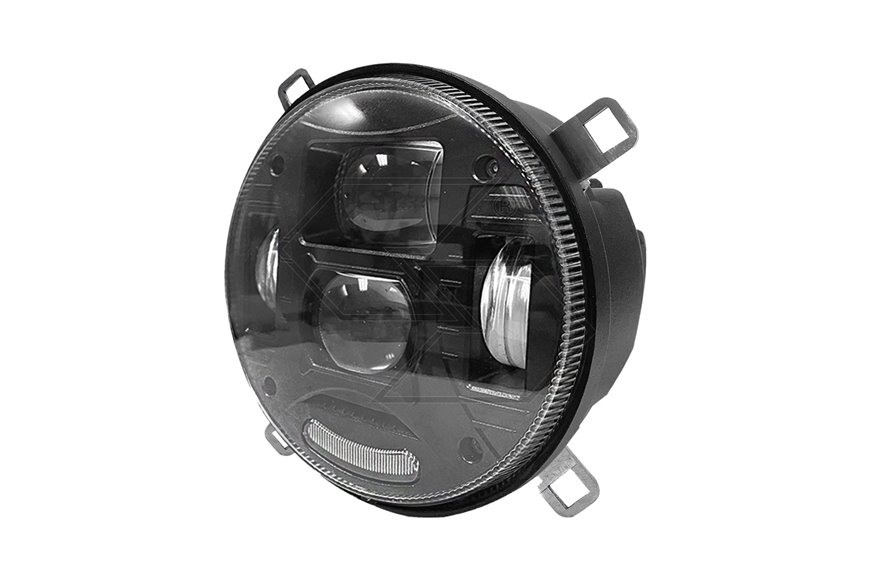 Faro LED Ø133×84mm att. B, 30–55W, 1650–2500 lm (senza supporto), IP69K