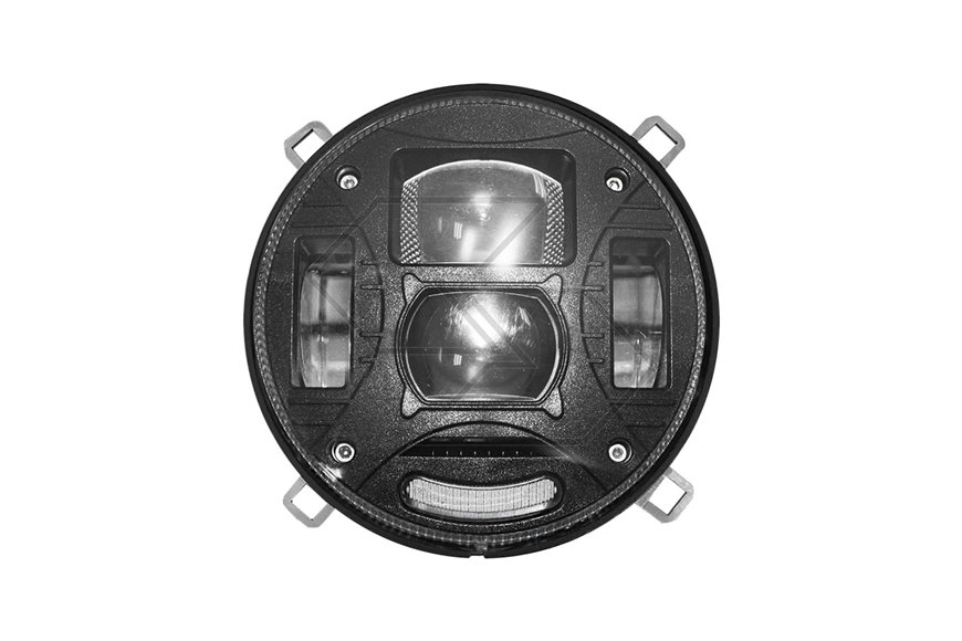Faro LED Ø133×84mm att. B, 30–55W, 1650–2500 lm (senza supporto), IP69K